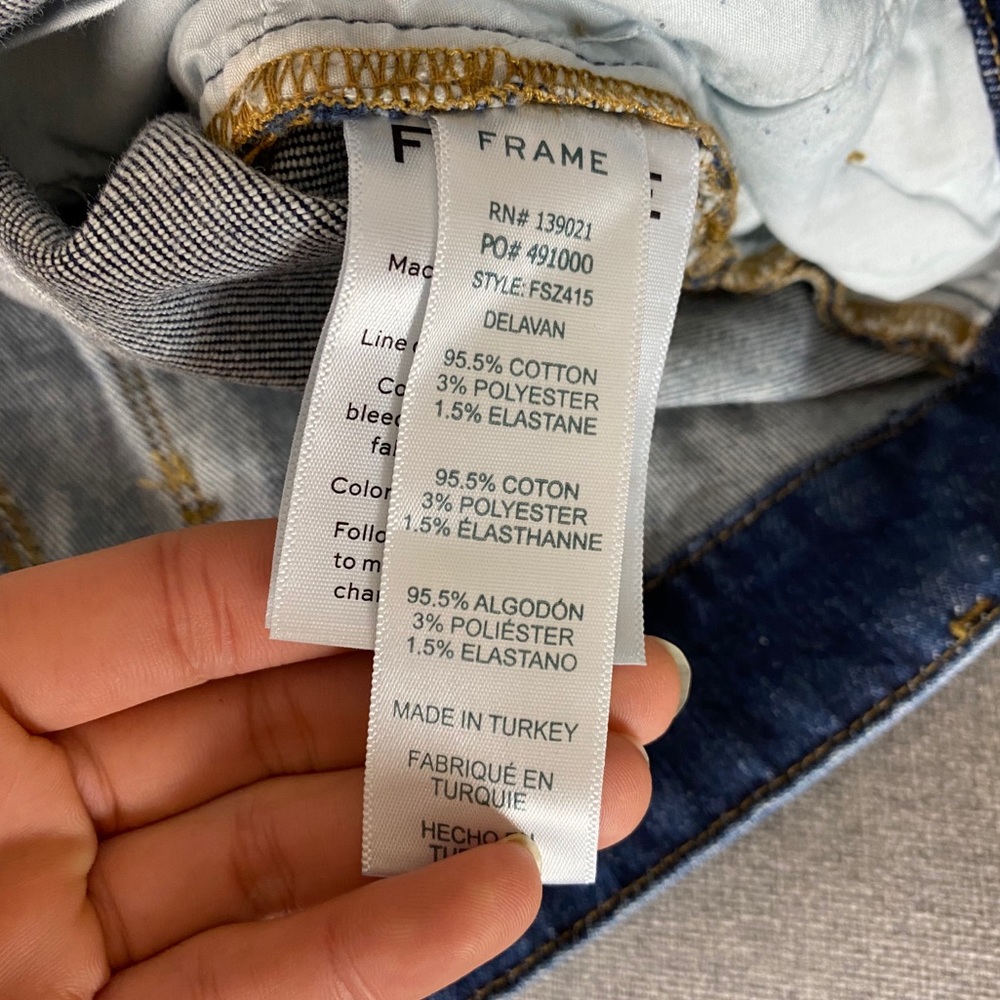 Frame flounce jeans FSZ415 Delavan - Dark Blue - Picture 7 of 7